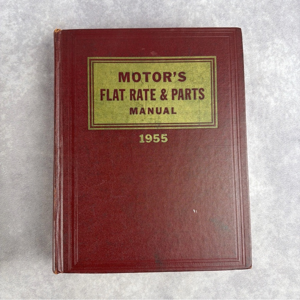 Motor’s Flat Rate Labor & Parts Manual 1946–1955 Cars Trucks Reference Book